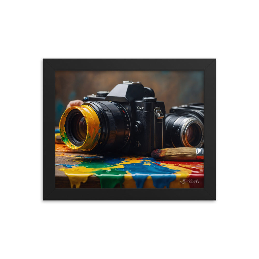 Painted Optic - Framed Paintography