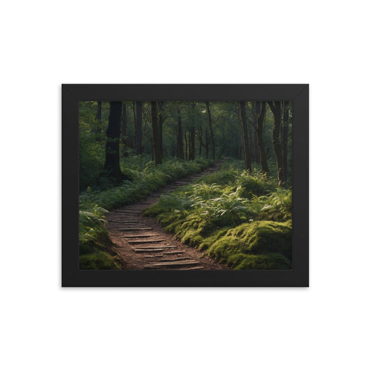 Nature's Forgotten Way - Framed Paintography
