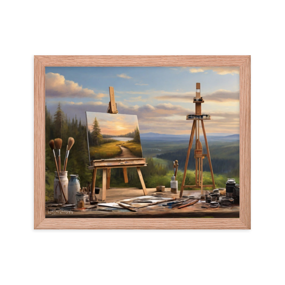 Valley Easel - Framed Paintography