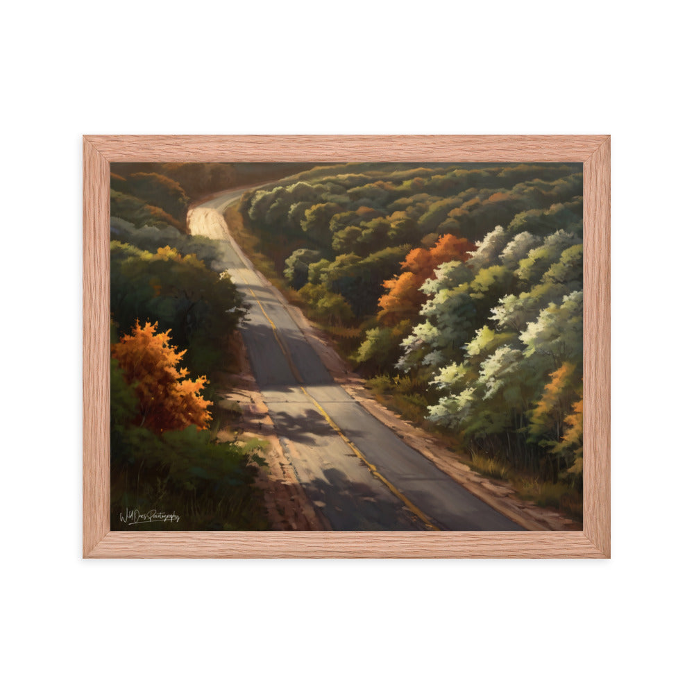 Scenic Way - Framed Paintography