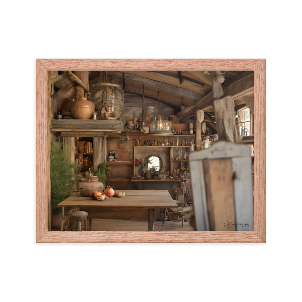 Cottage Dining - Framed Paintography