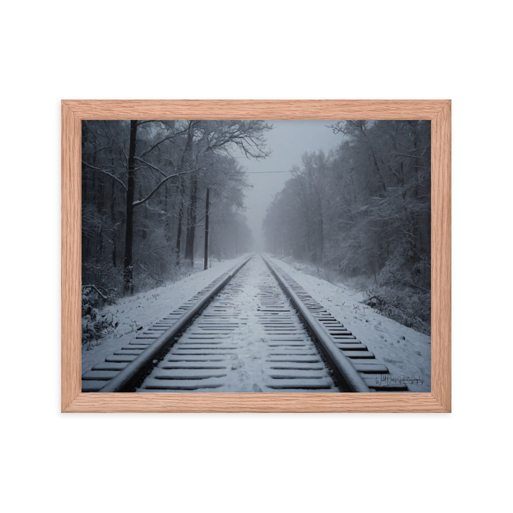 Railway Slumber - Framed Paintography