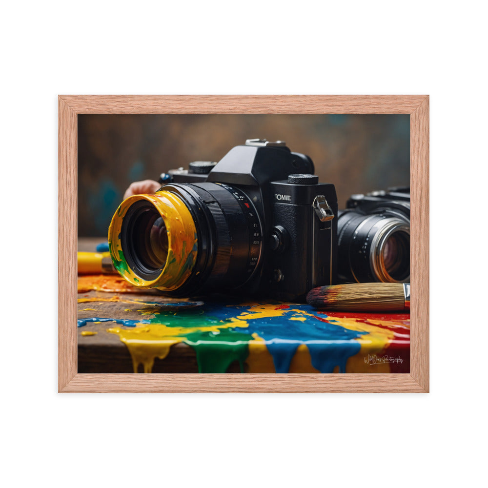 Painted Optic - Framed Paintography