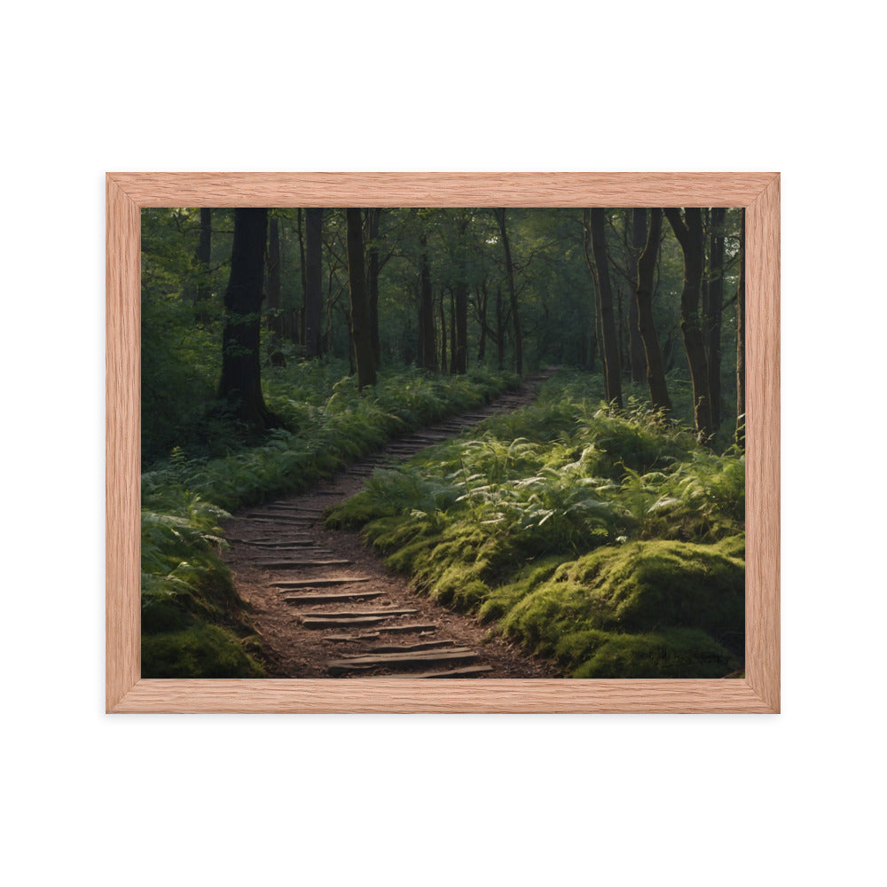 Nature's Forgotten Way - Framed Paintography