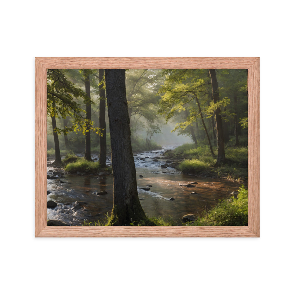 Nature's Oasis - Framed Paintography