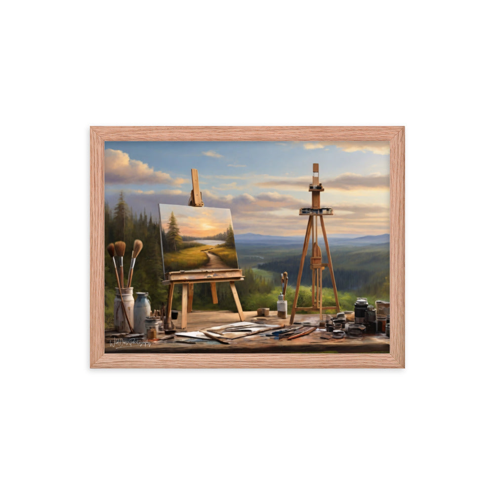 Valley Easel - Framed Paintography