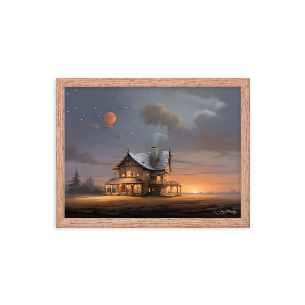 Sunset Morning - Framed Paintography