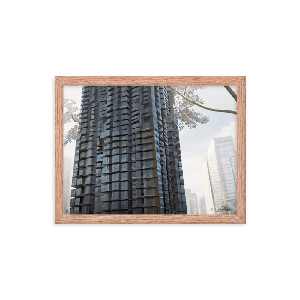 Steel Building - Framed Paintography
