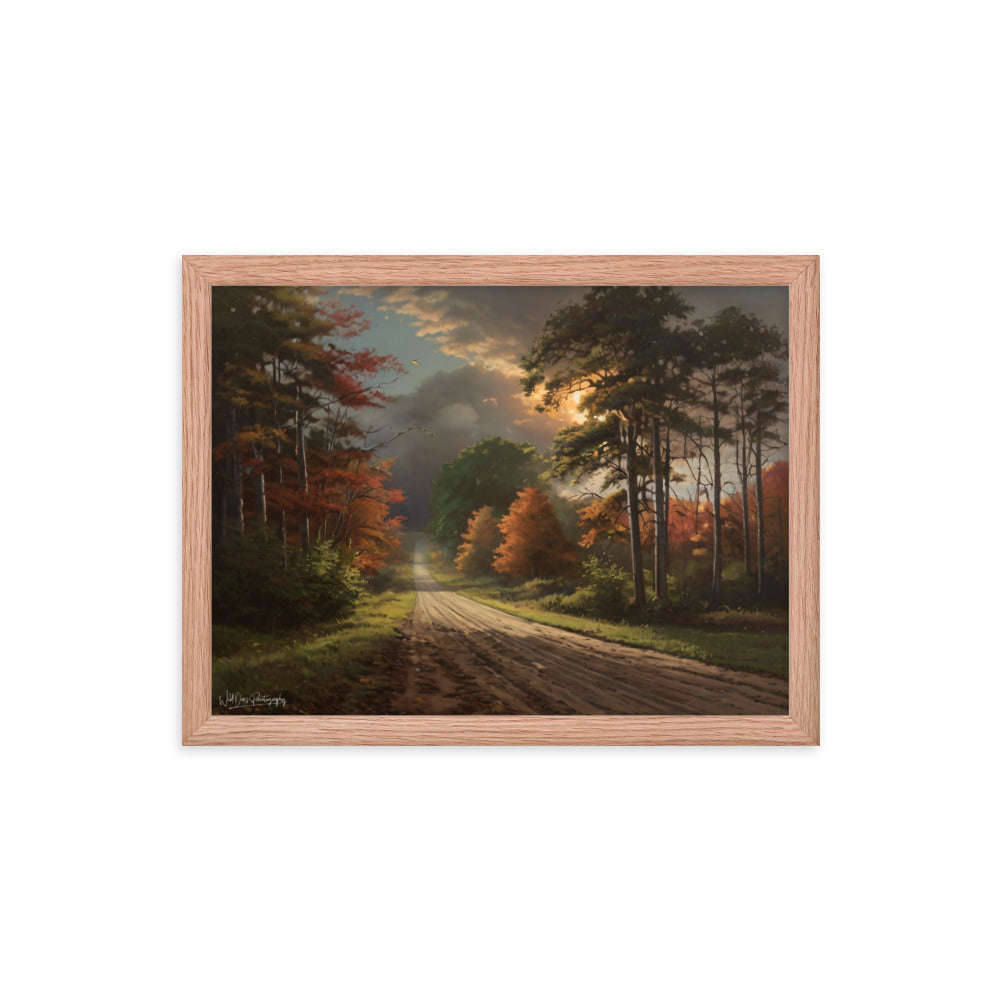 Rustic Road - Framed Paintography