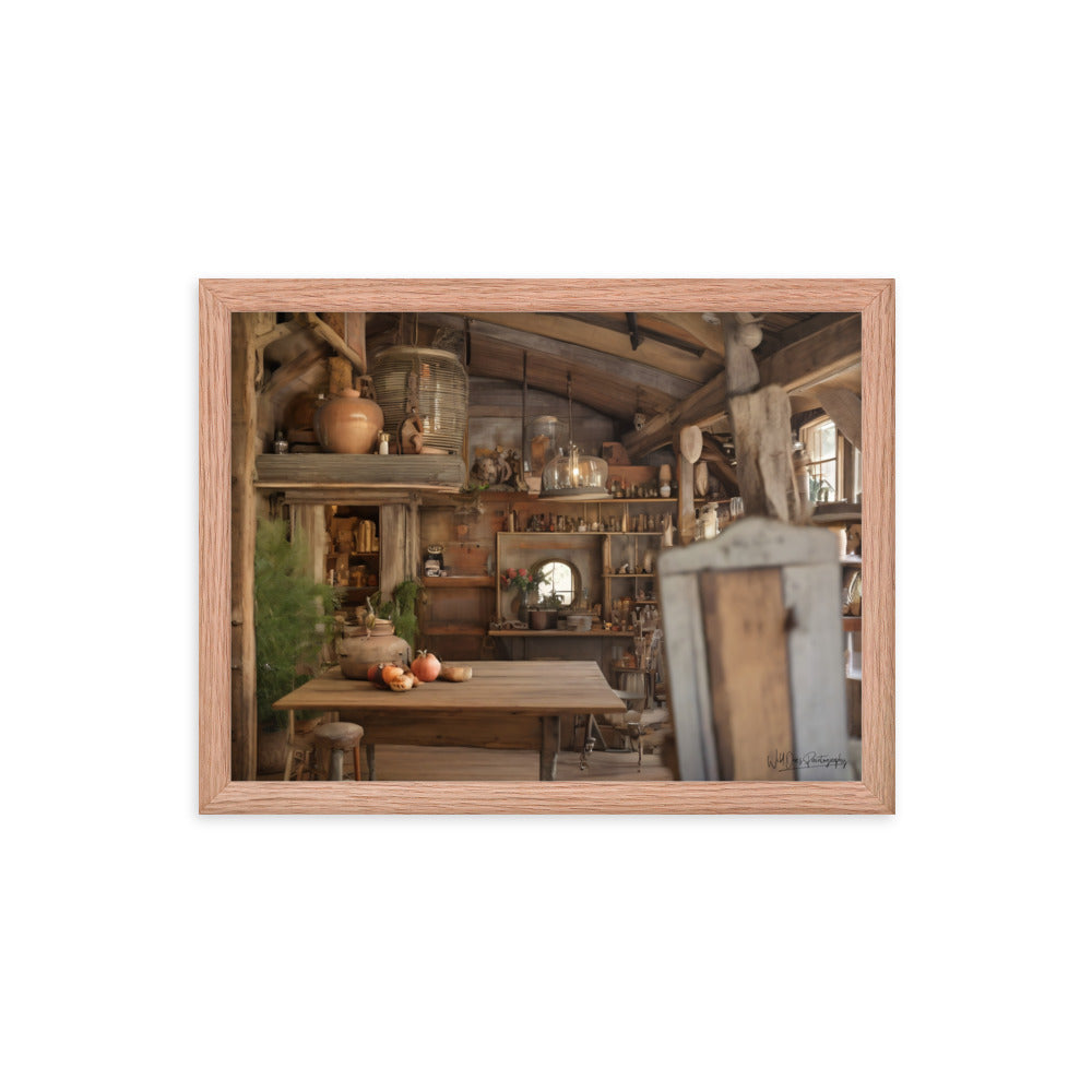 Cottage Dining - Framed Paintography