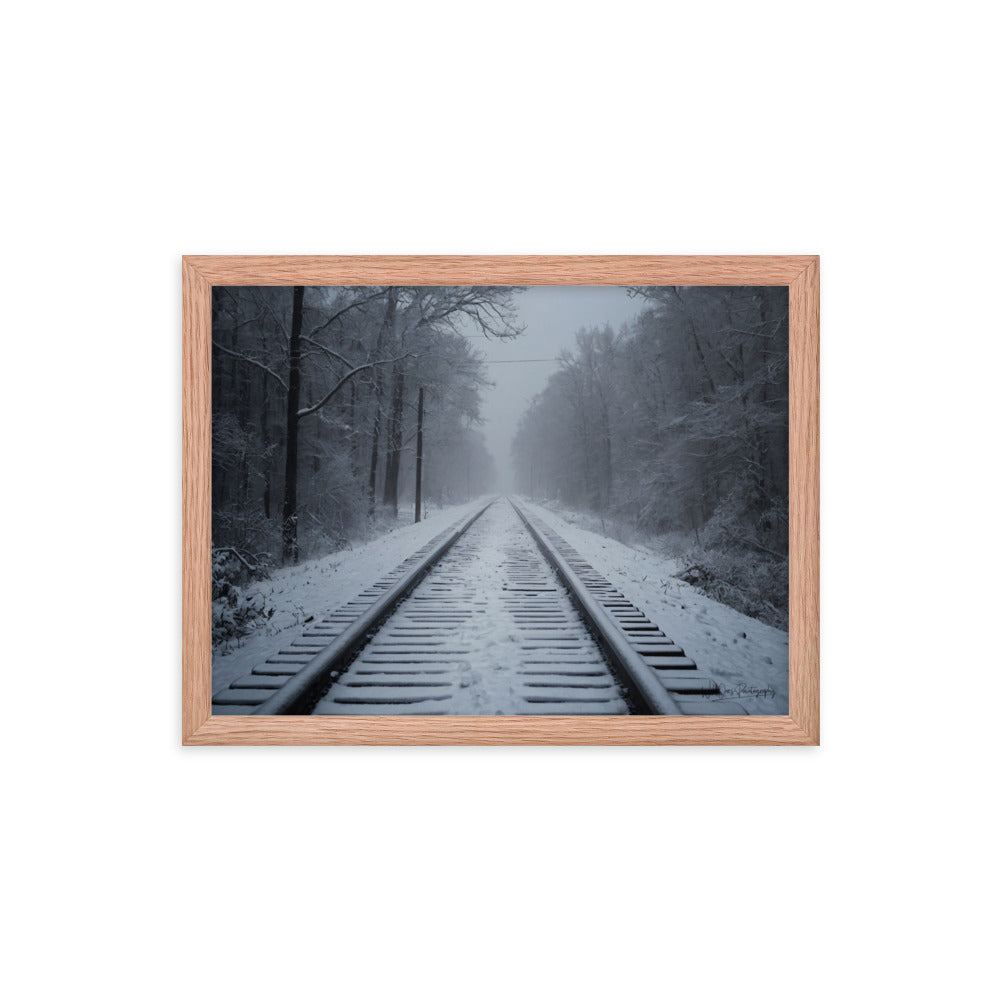 Railway Slumber - Framed Paintography