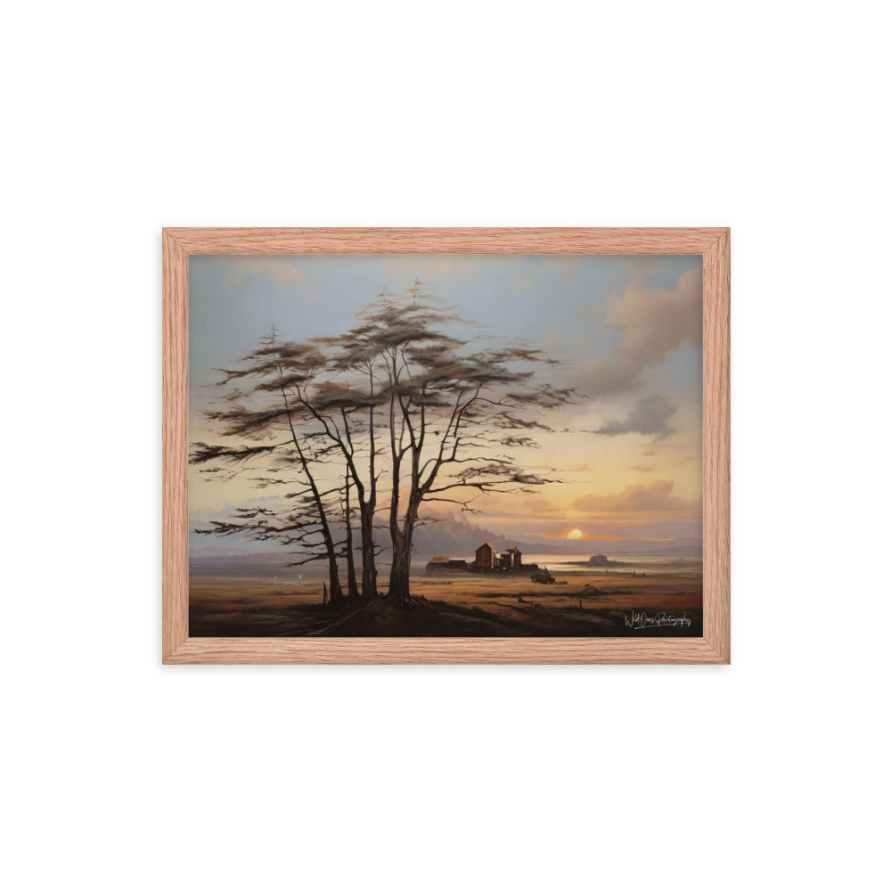 Prairie Tree - Framed Paintography