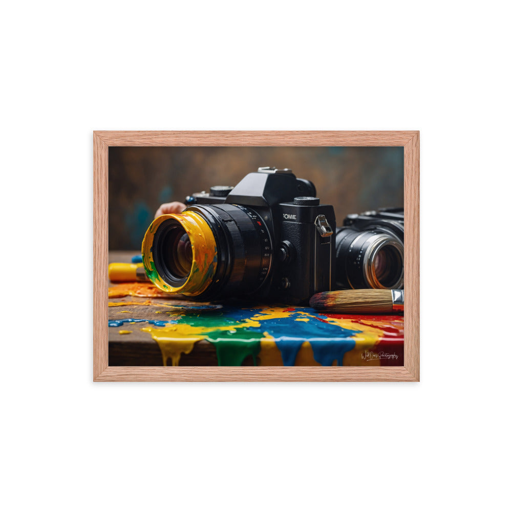 Painted Optic - Framed Paintography