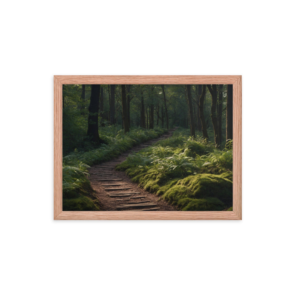 Nature's Forgotten Way - Framed Paintography