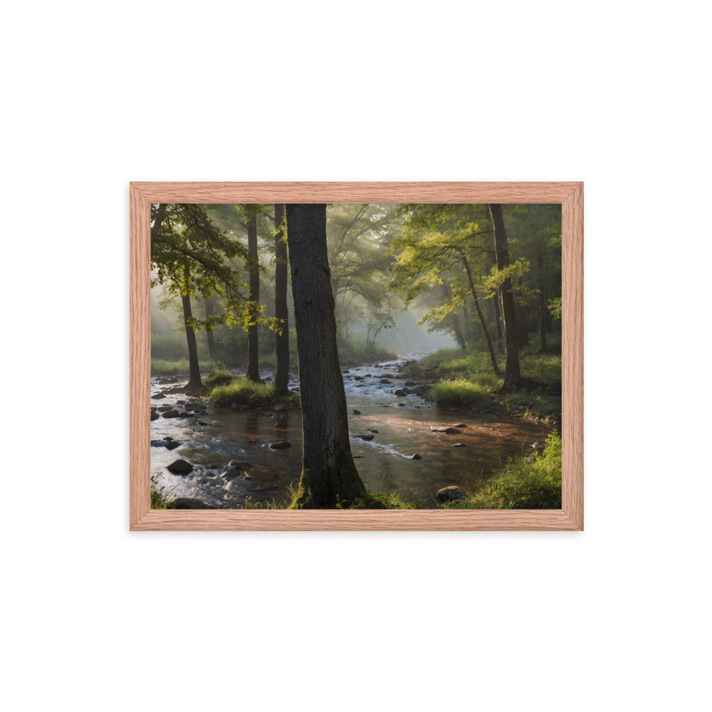 Nature's Oasis - Framed Paintography