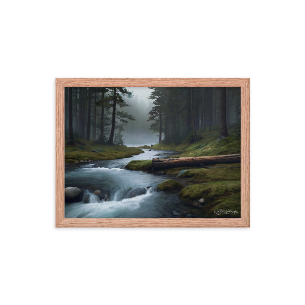 Foggy Creek Serenity - Framed Paintography
