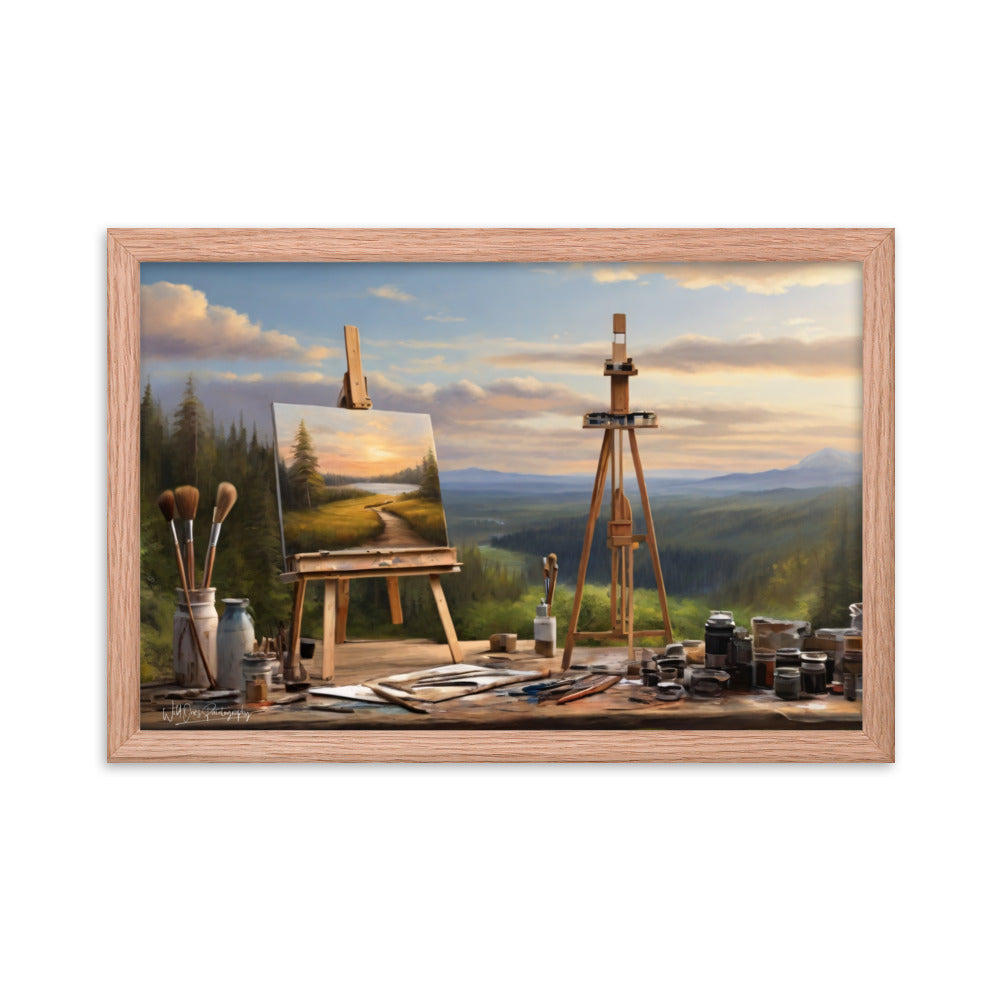 Valley Easel - Framed Paintography