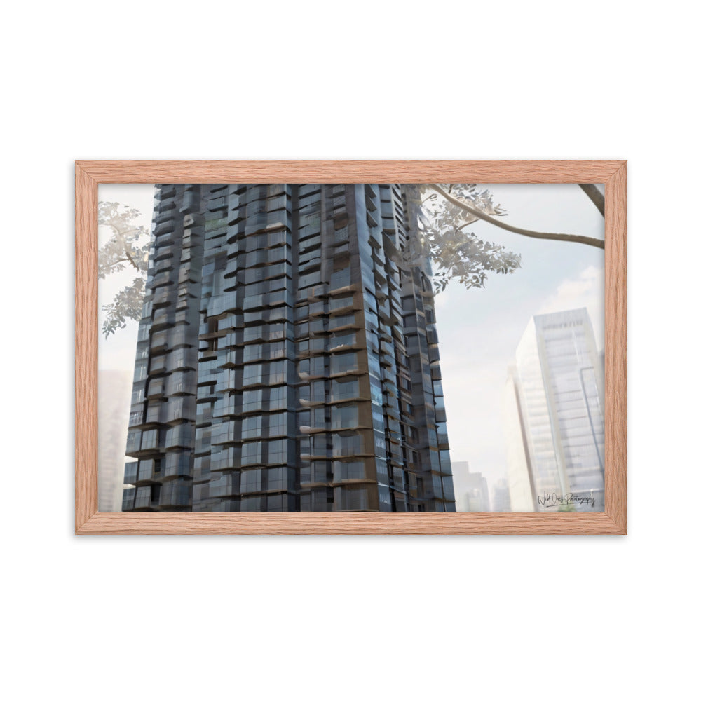 Steel Building - Framed Paintography