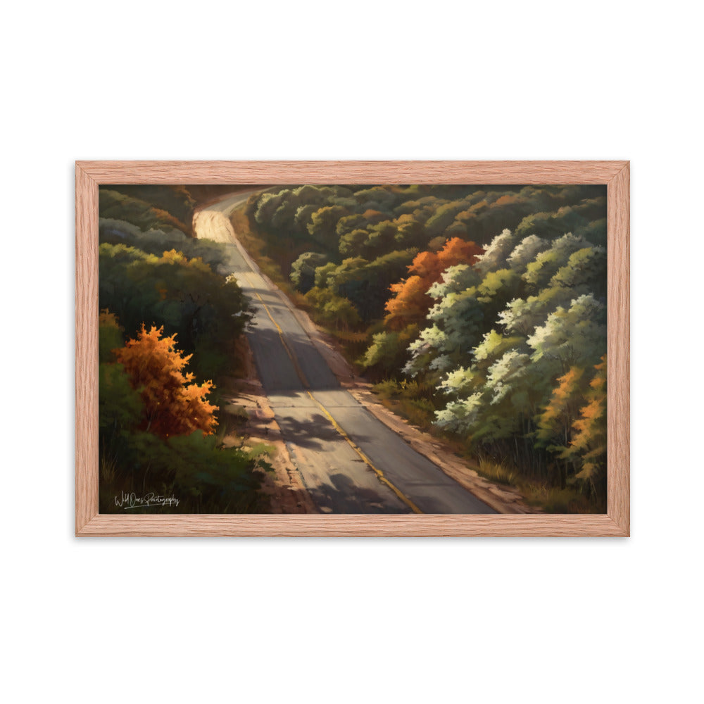 Scenic Way - Framed Paintography
