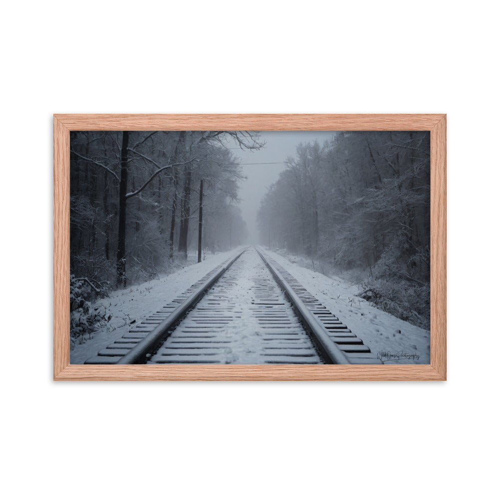 Railway Slumber - Framed Paintography