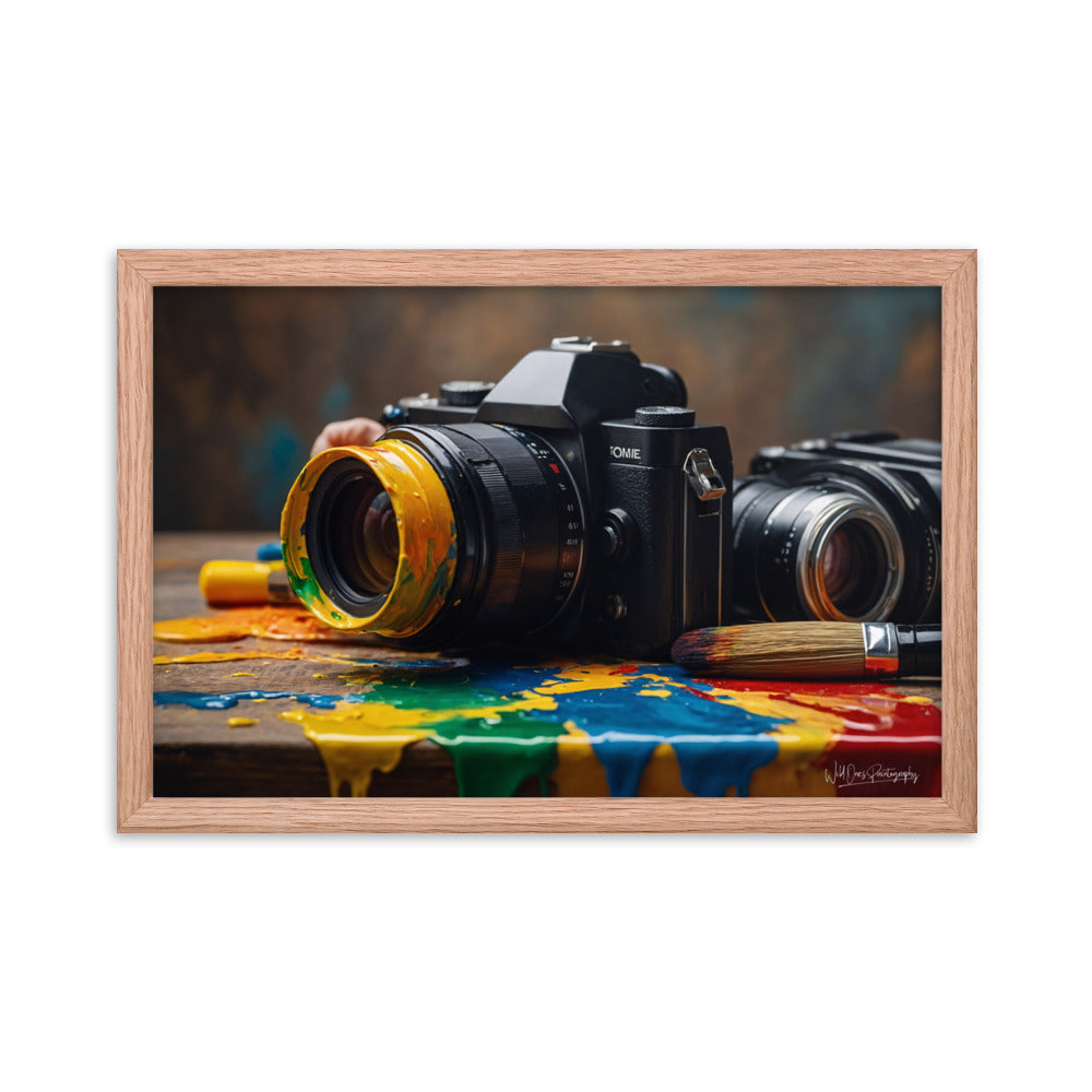 Painted Optic - Framed Paintography