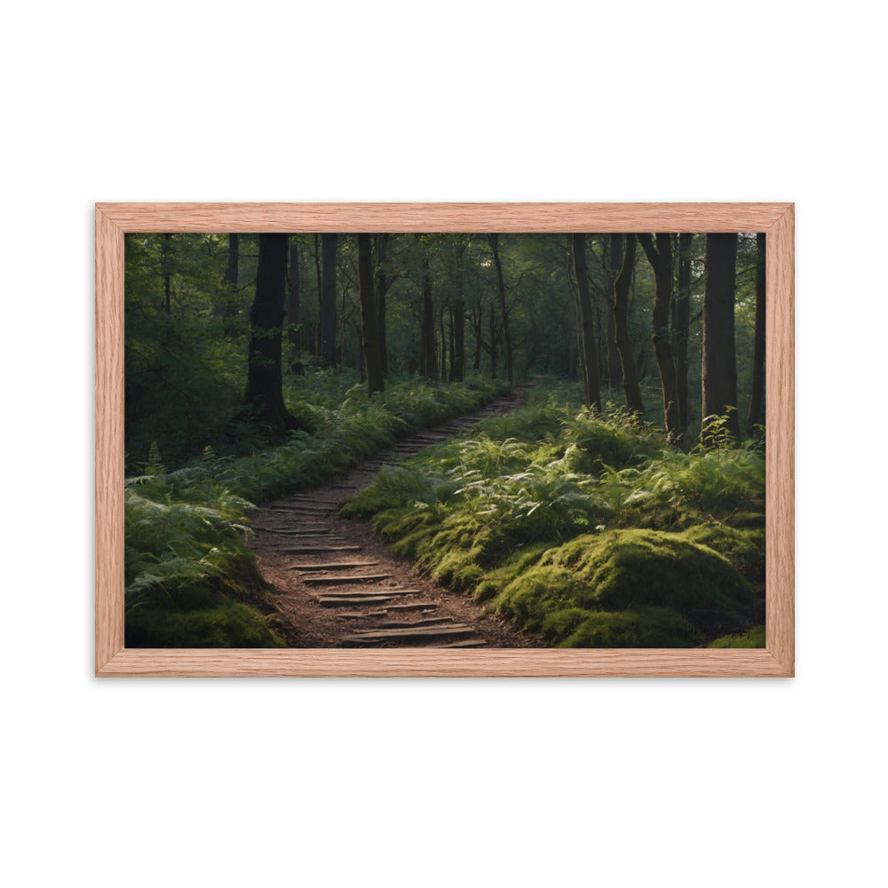 Nature's Forgotten Way - Framed Paintography