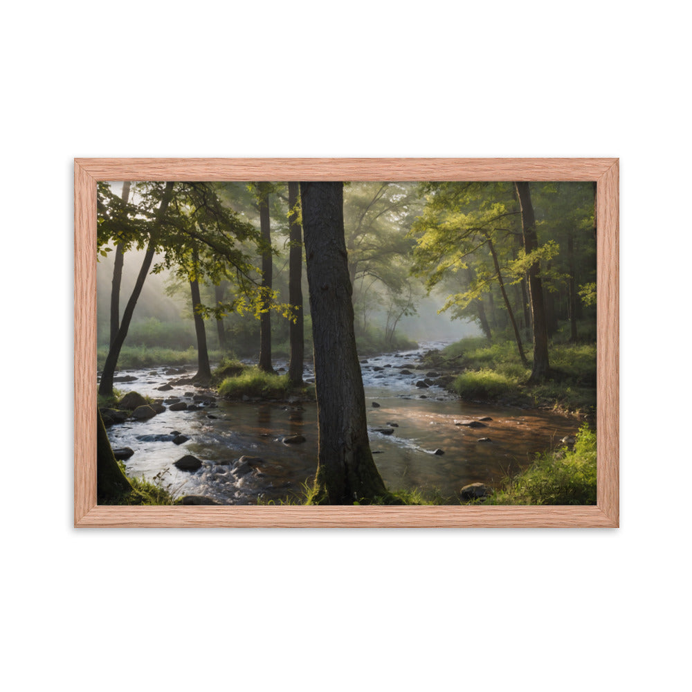 Nature's Oasis - Framed Paintography