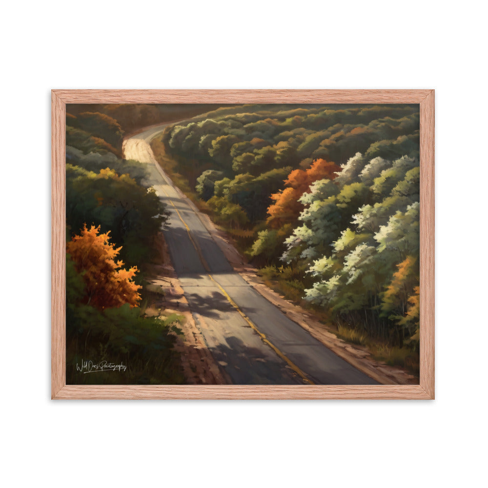 Scenic Way - Framed Paintography