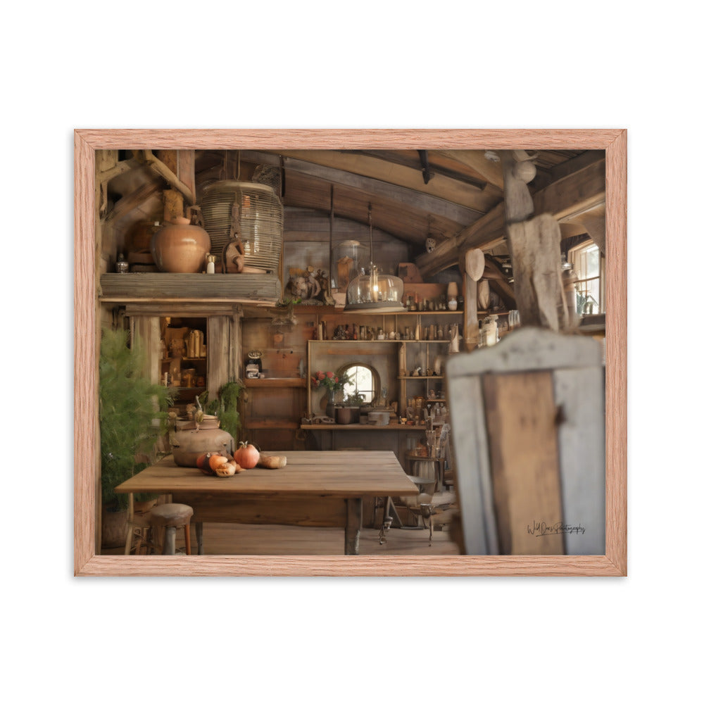 Cottage Dining - Framed Paintography