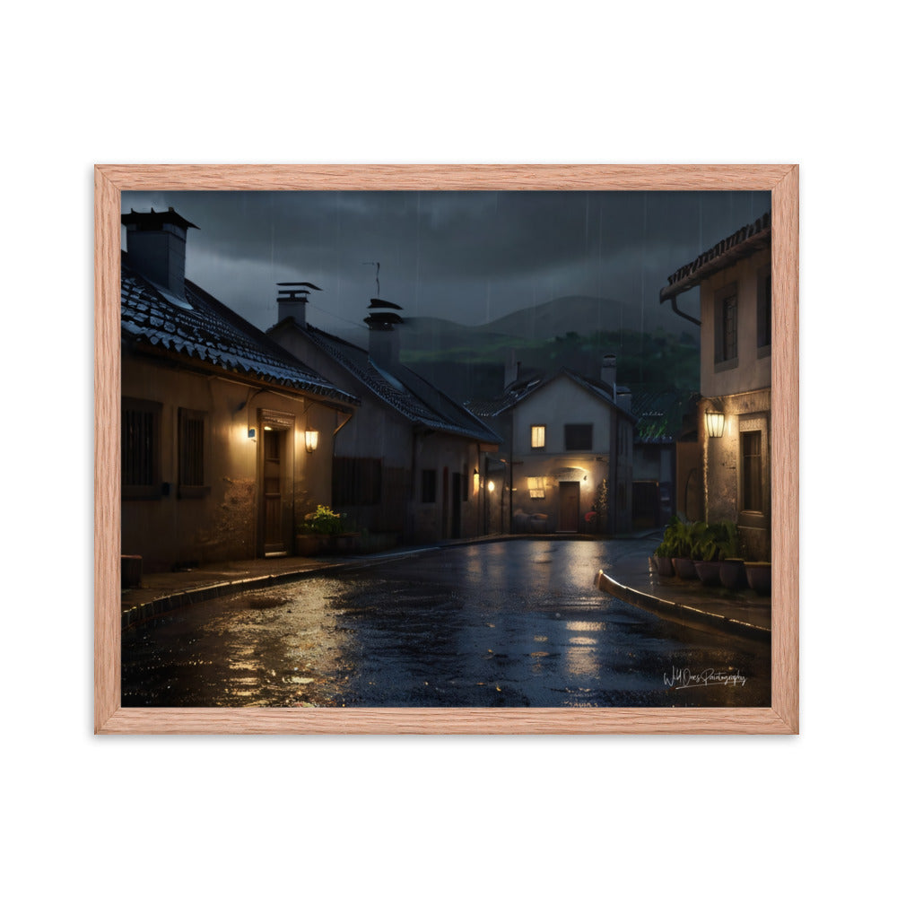 Rainy Day - Framed Paintography