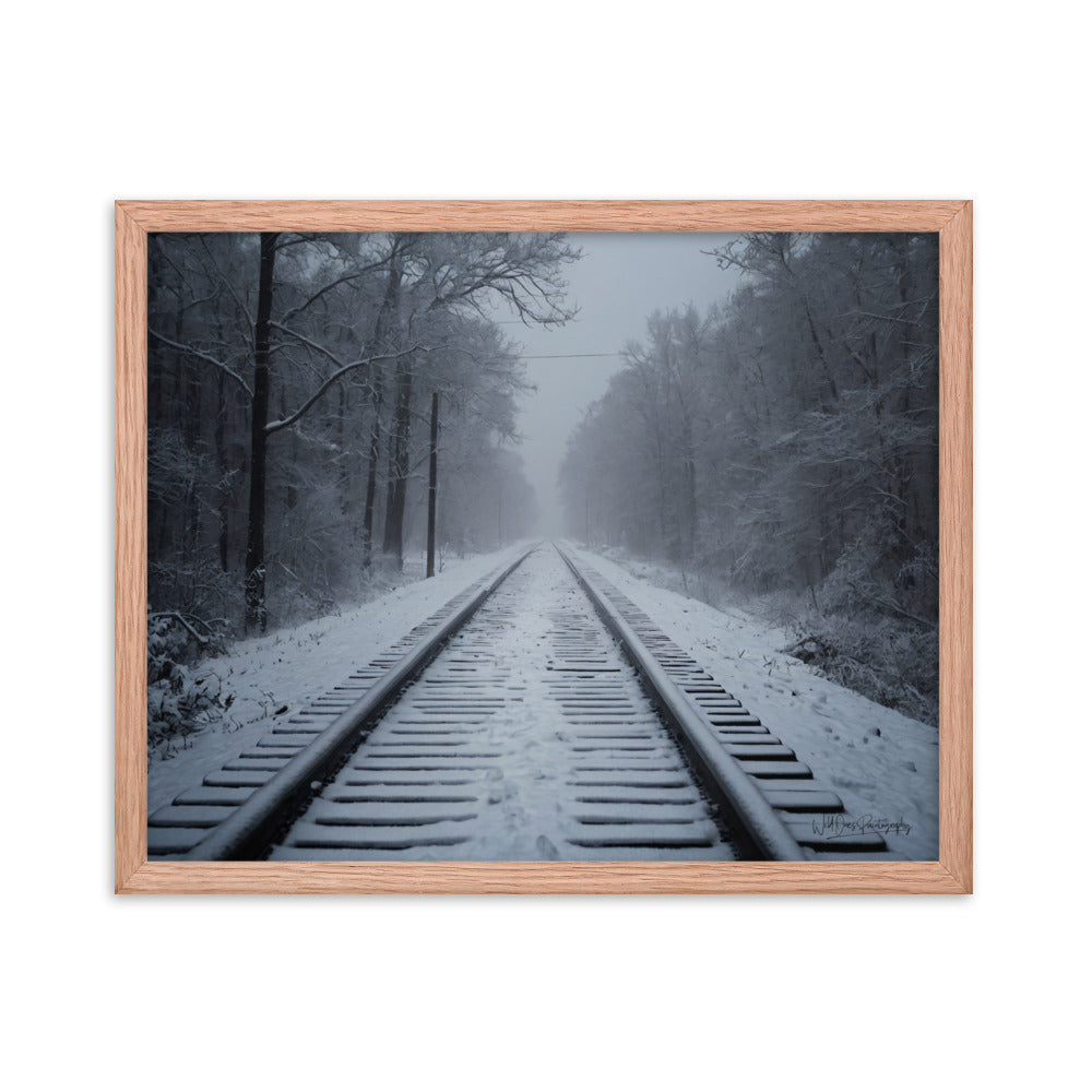 Railway Slumber - Framed Paintography