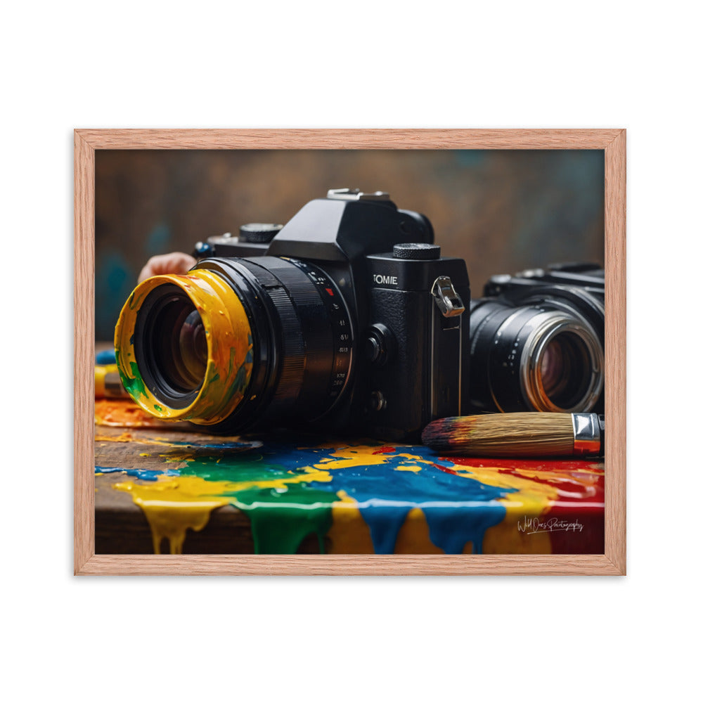 Painted Optic - Framed Paintography