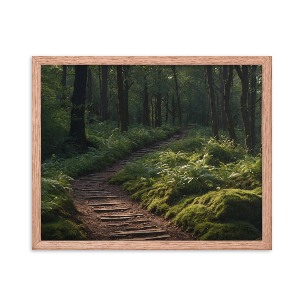Nature's Forgotten Way - Framed Paintography