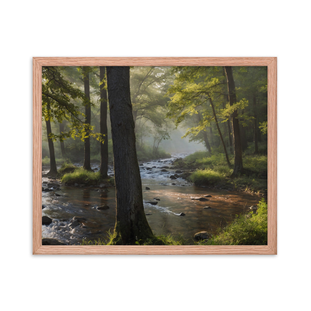 Nature's Oasis - Framed Paintography