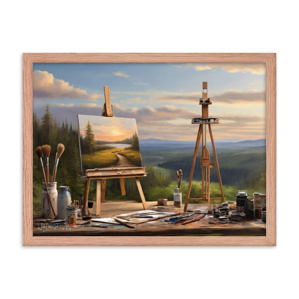 Valley Easel - Framed Paintography