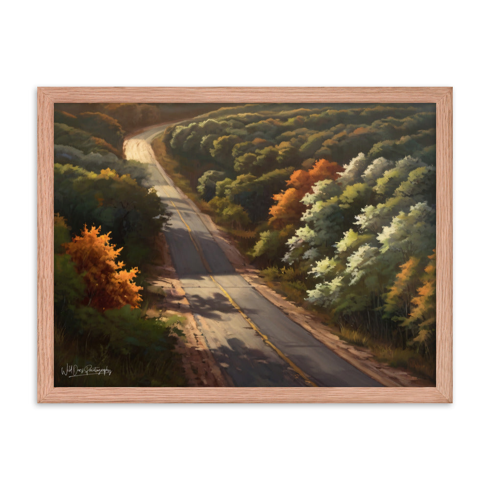 Scenic Way - Framed Paintography