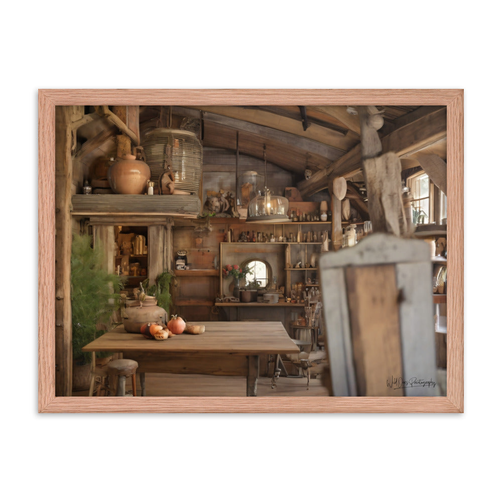 Cottage Dining - Framed Paintography