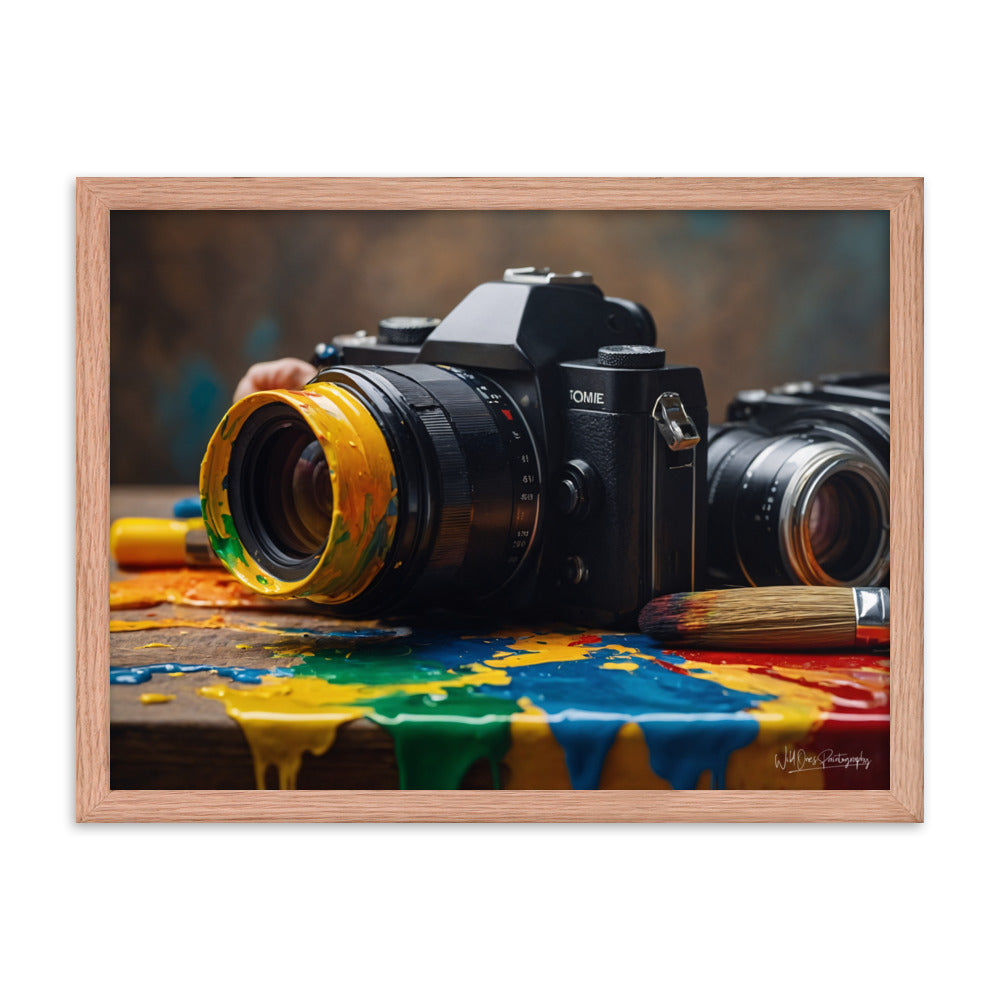 Painted Optic - Framed Paintography