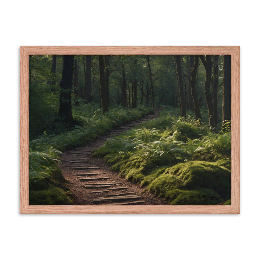 Nature's Forgotten Way - Framed Paintography
