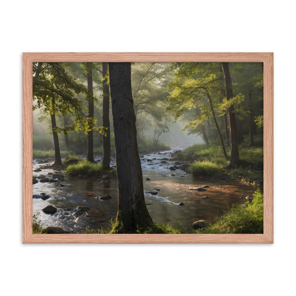Nature's Oasis - Framed Paintography