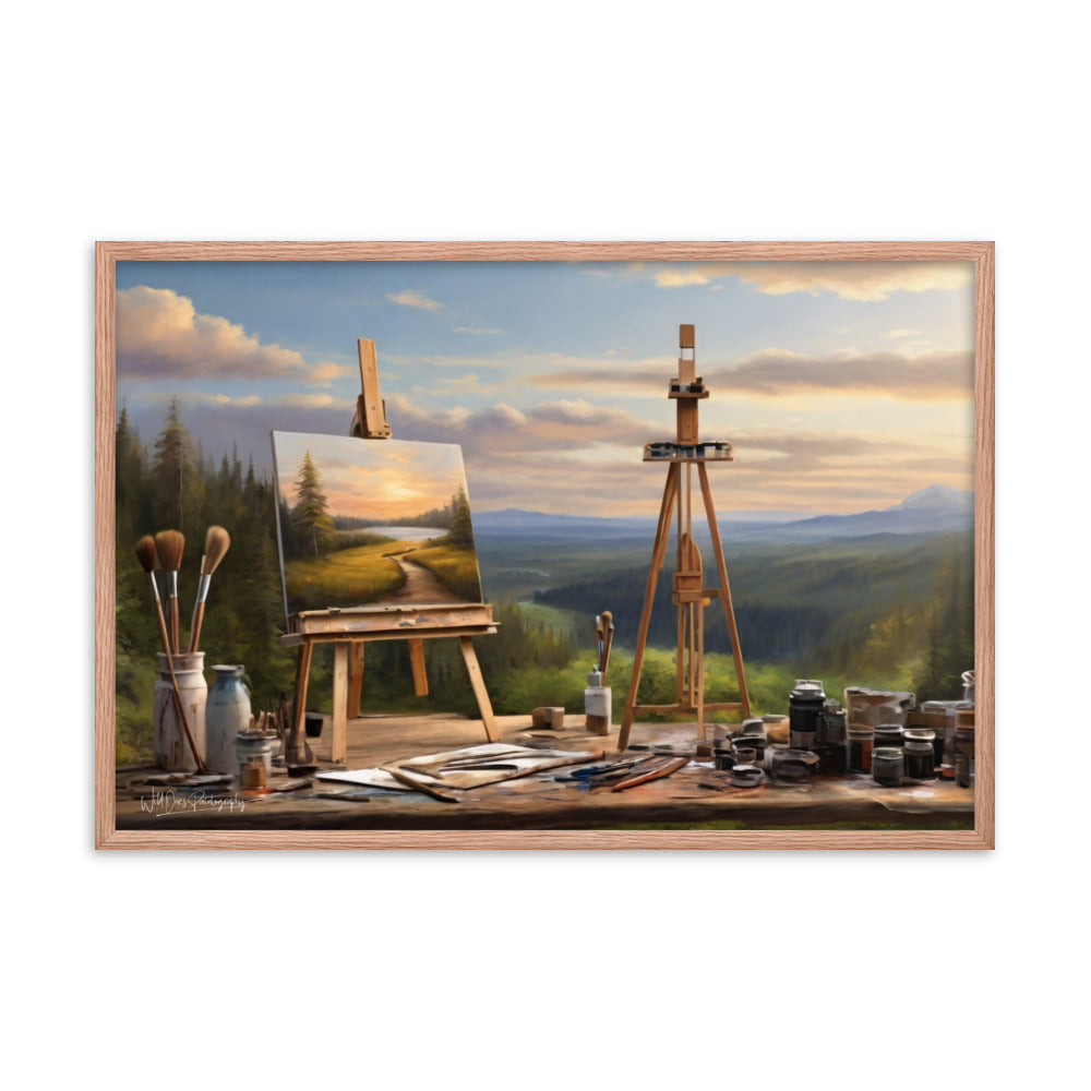 Valley Easel - Framed Paintography
