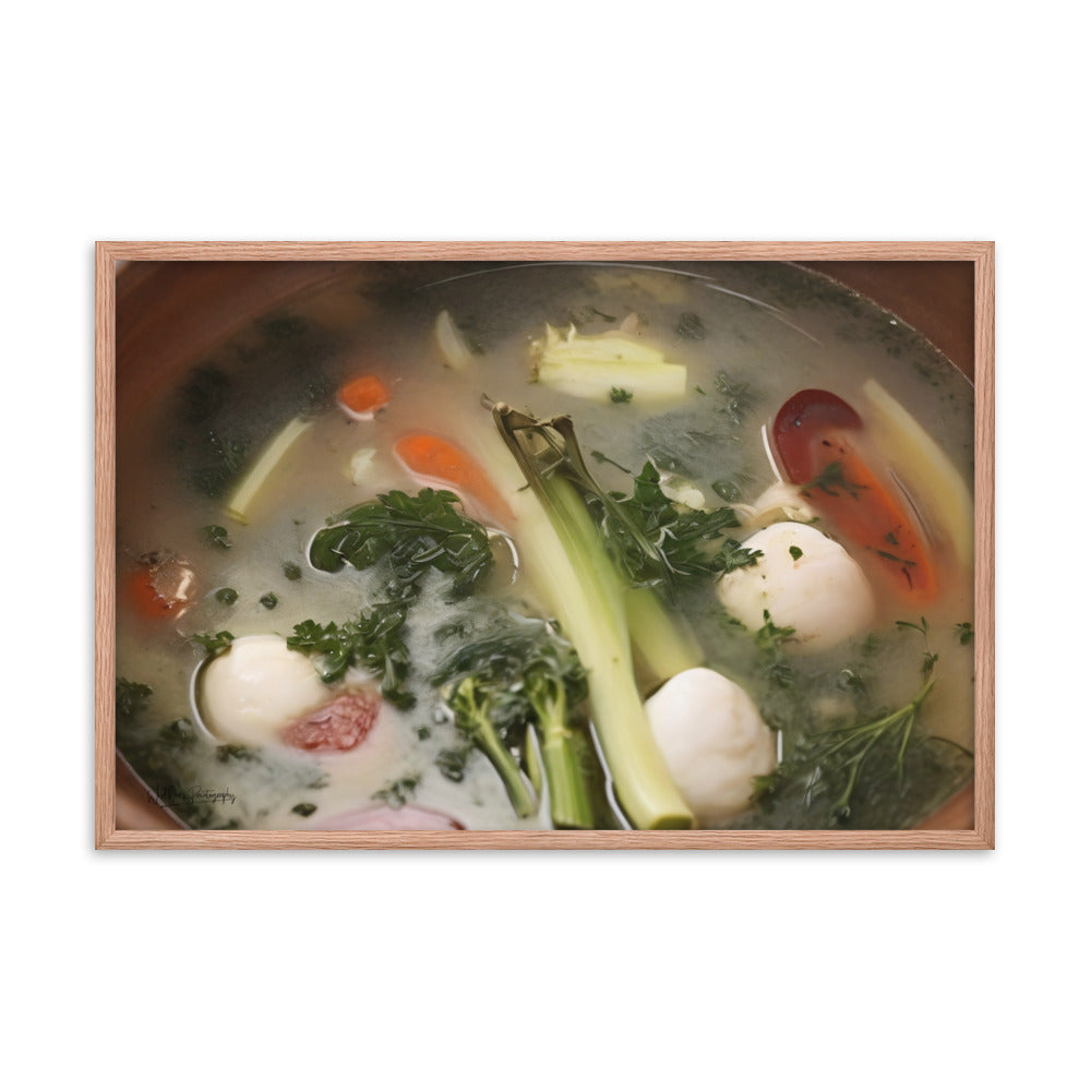 Soup du jour - Framed Paintography