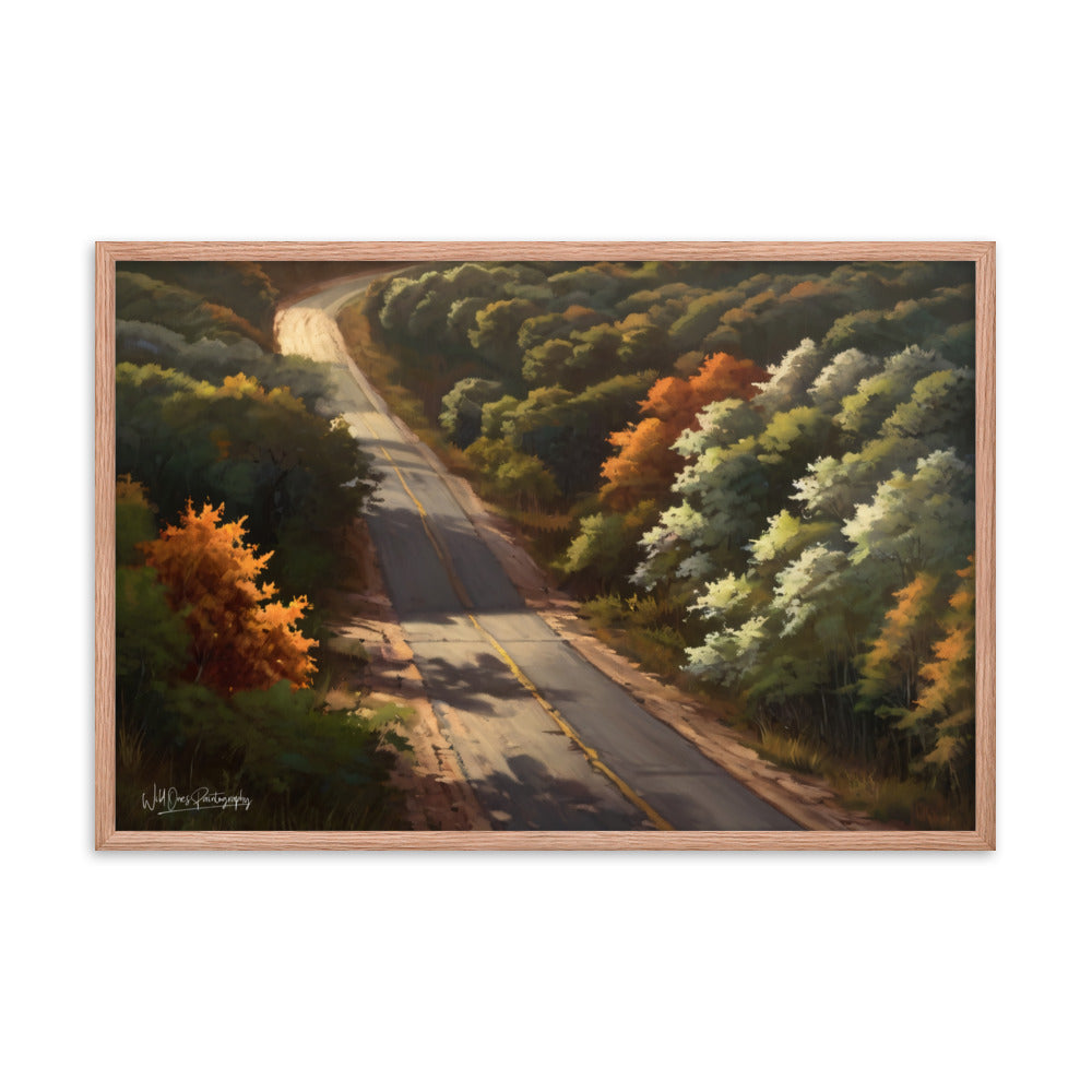 Scenic Way - Framed Paintography