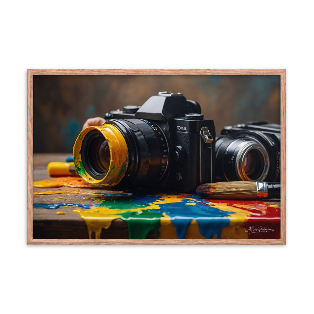 Painted Optic - Framed Paintography