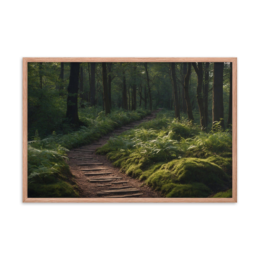 Nature's Forgotten Way - Framed Paintography