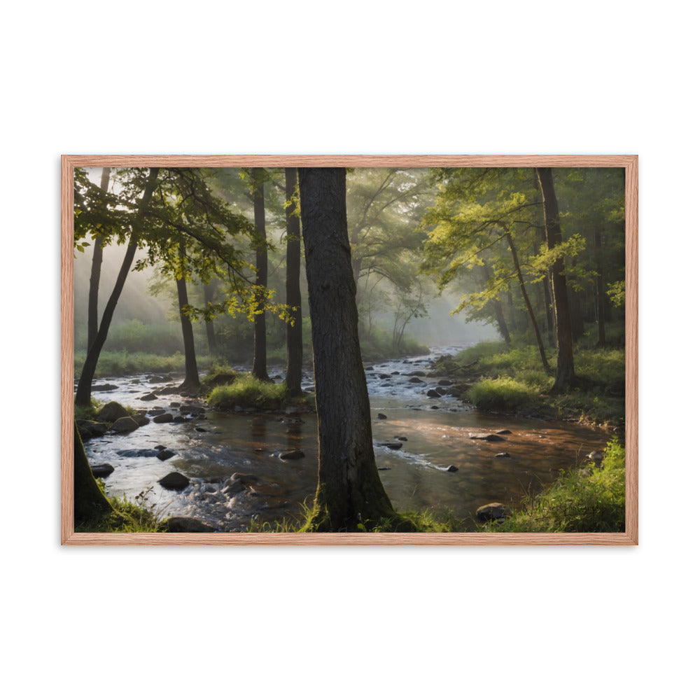 Nature's Oasis - Framed Paintography