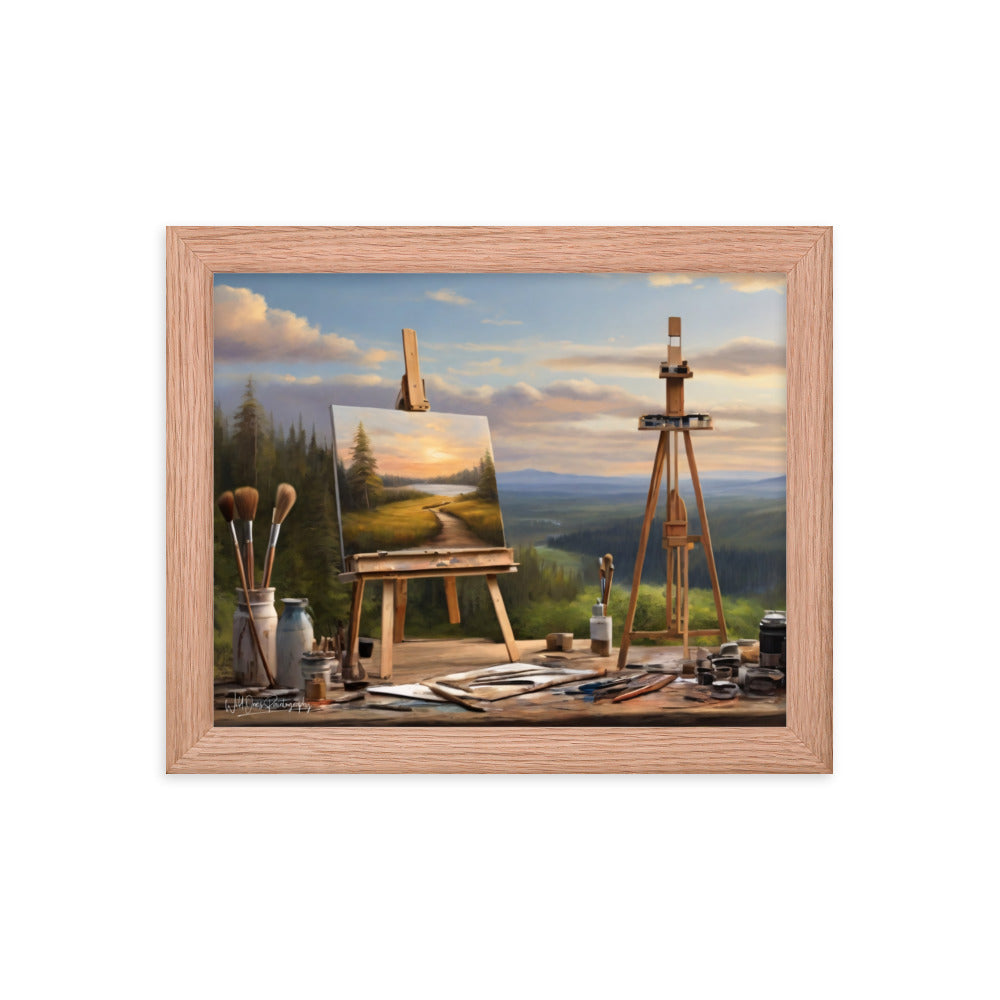 Valley Easel - Framed Paintography