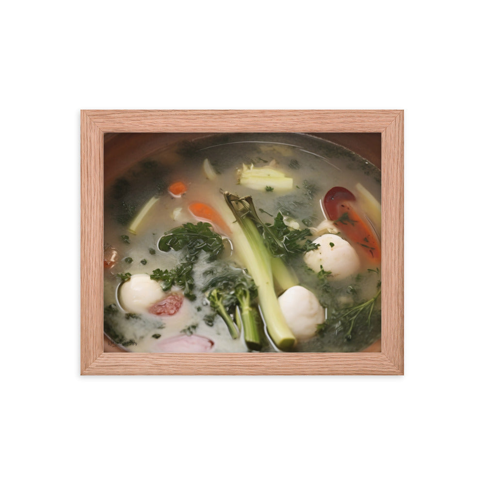 Soup du jour - Framed Paintography