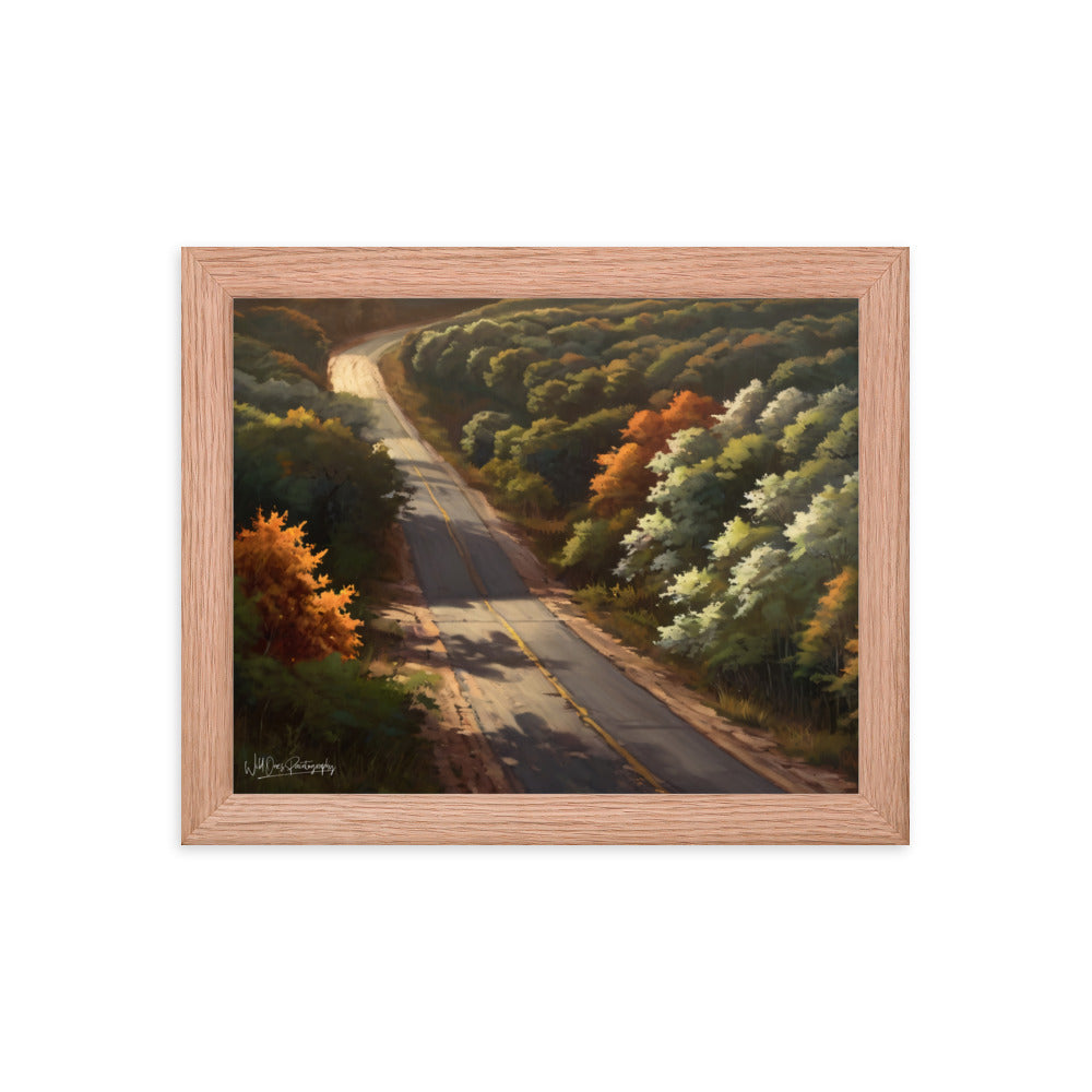 Scenic Way - Framed Paintography