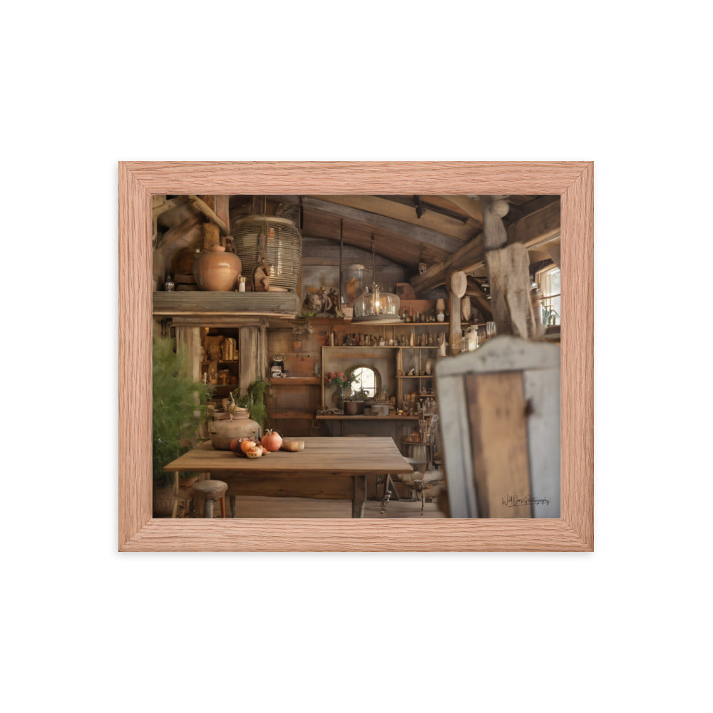 Cottage Dining - Framed Paintography